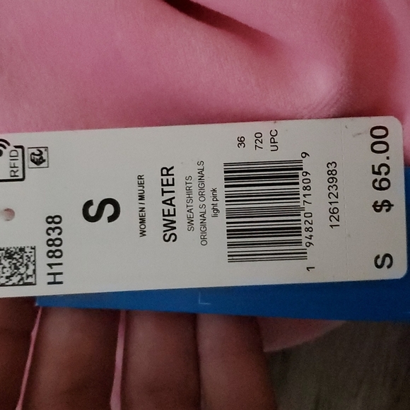 Adidas Womens Sweatshirt Small New - Picture 5 of 5